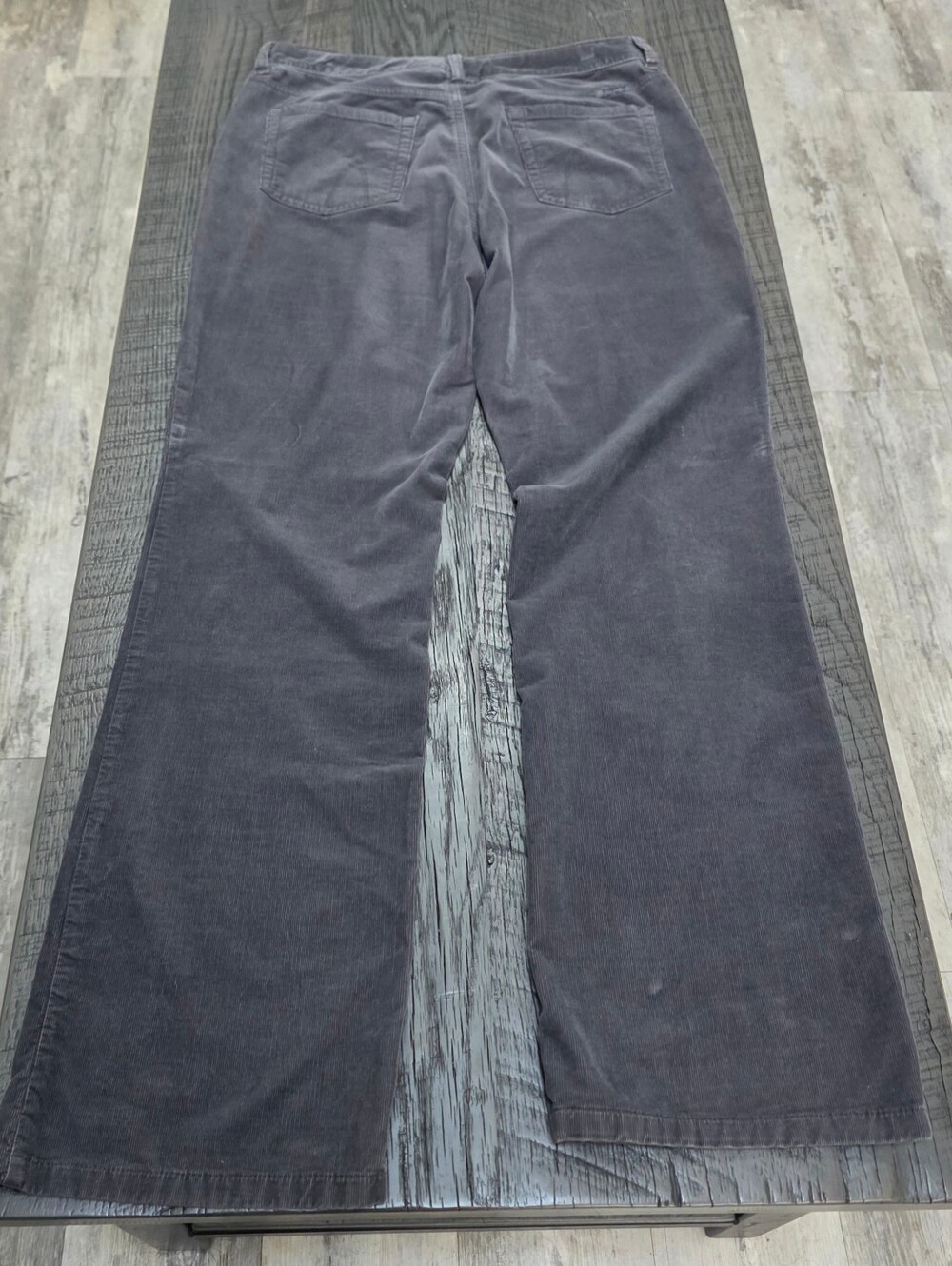 Liz Claiborne Gray Cotton Corduroy Waistband Pants ( Size:10) - Picture 6 of 6